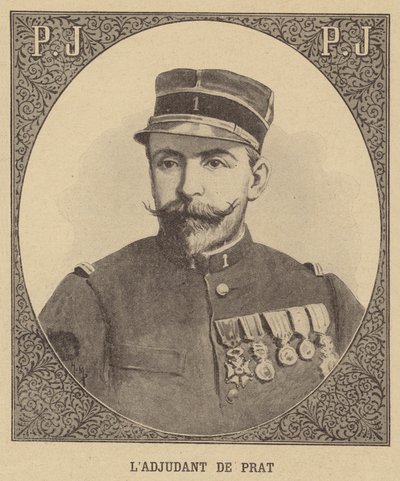 Adjudant de Prat, French Soldier Who Was a Member of Jean-Baptiste Marchand